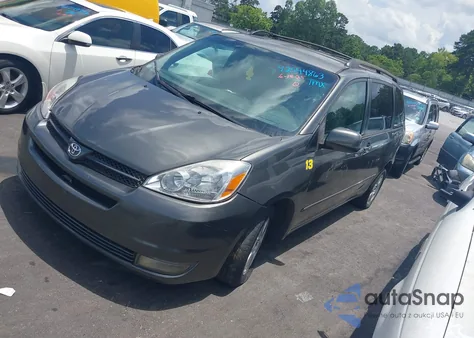 2005 Toyota Sienna Xle из США, поврежденный, VIN 5TDZA22C55S254962